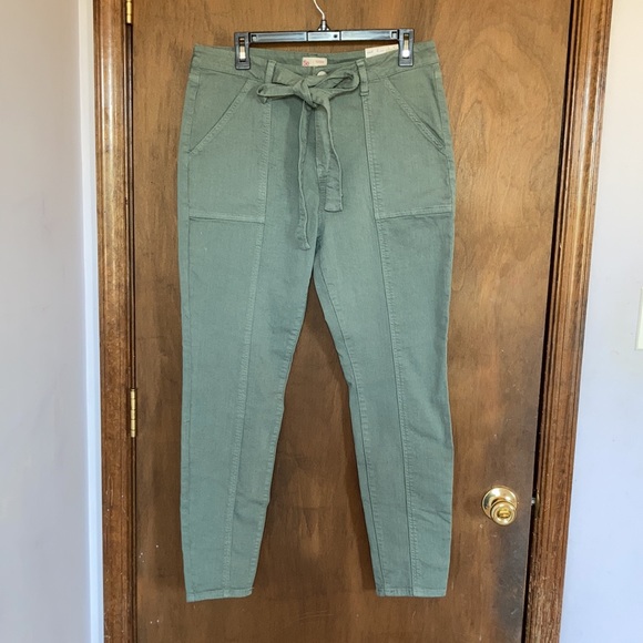 SO Denim - So high rise belted jegging green size 15 / 32 juniors